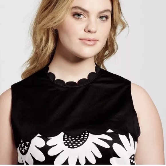 Victoria Beckham for Target Mod floral dress 3X - Picture 4 of 7